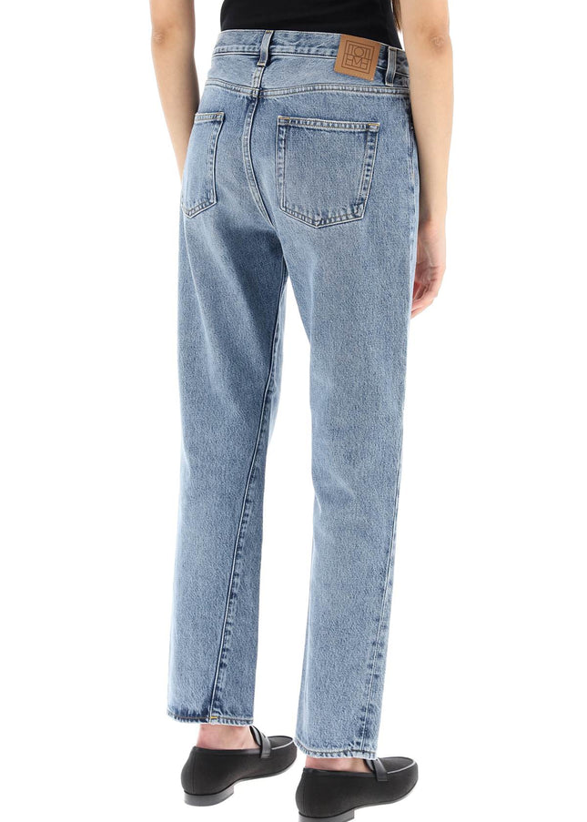 Toteme twisted seam cropped jeans