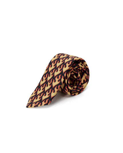 Hugo Men Tie-Accessories Ties-Hugo-orange-Urbanheer