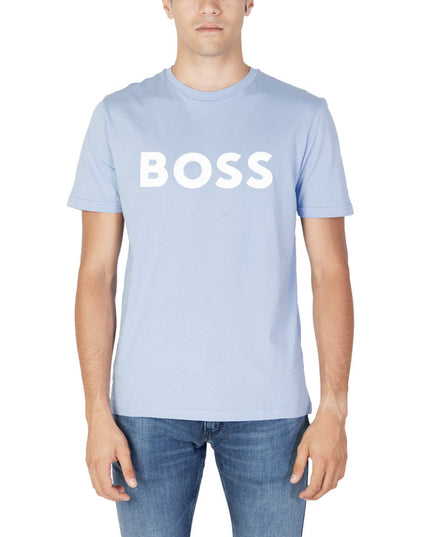 Boss Men T-Shirt-Clothing - Men-Boss-light blue-S-Urbanheer