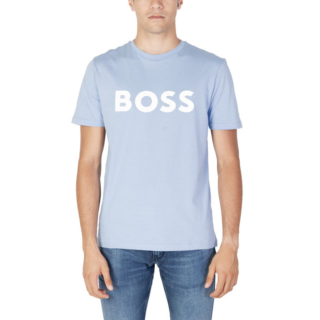 Boss Men T-Shirt-Clothing - Men-Boss-light blue-S-Urbanheer