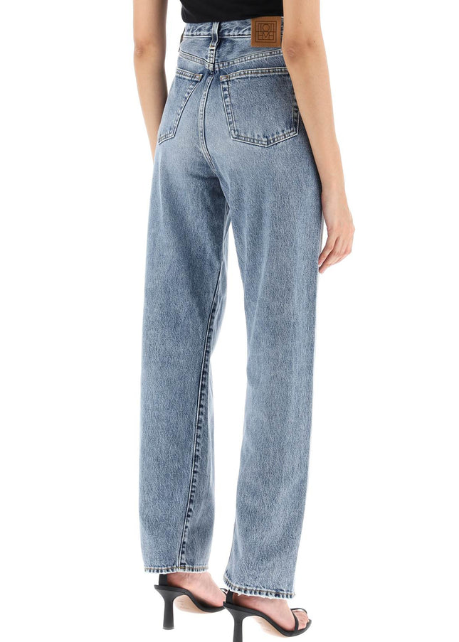 Toteme twisted seam straight jeans