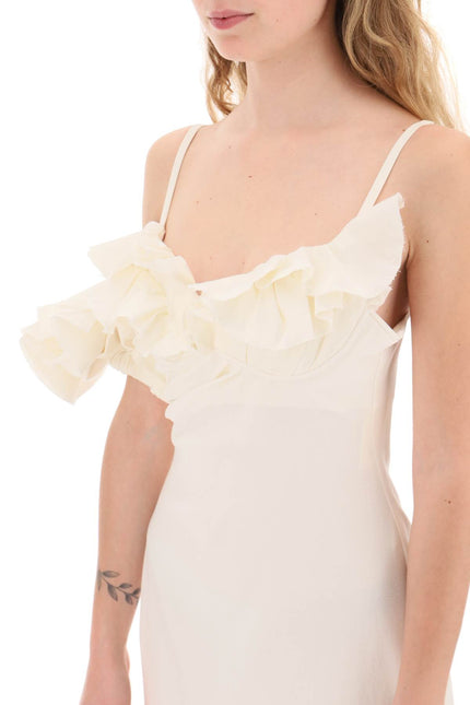 Jacquemus 'La Robe Duna' Mini Bustier Dress-Jacquemus-White-38-Urbanheer