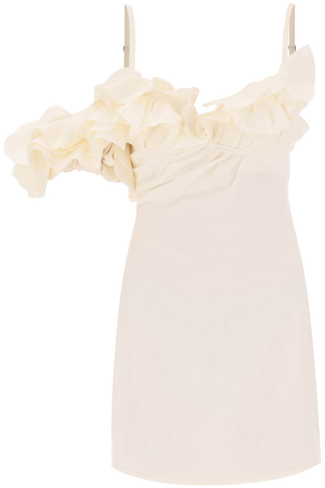 Jacquemus 'La Robe Duna' Mini Bustier Dress-Jacquemus-White-38-Urbanheer