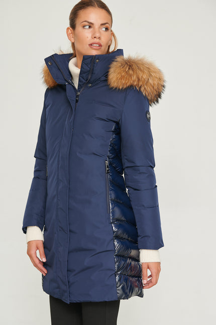 Nicole Women Puffer Jacket BLUE INK