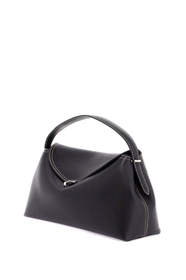 Toteme black leather t-lock handbag with adjustable strap