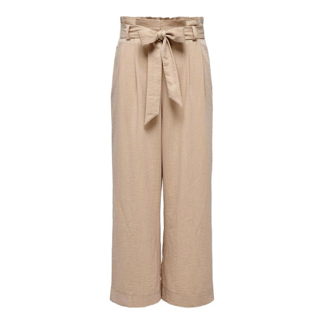 Only Women Trousers-Clothing Trousers-Only-beige-XS-Urbanheer