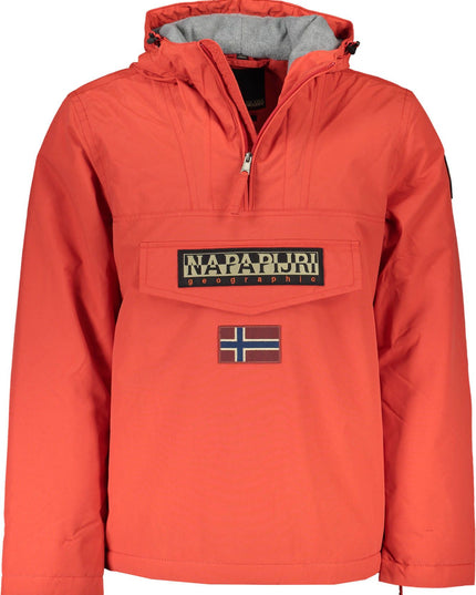 Napapijri Red Polyamide Men Jacket