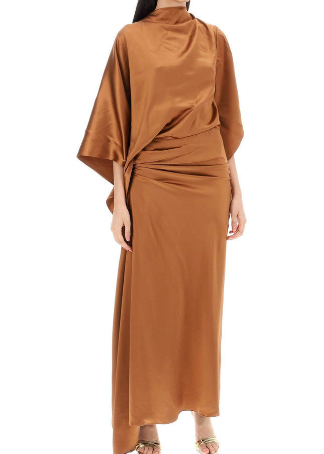 Christopher Esber cusco silk draped midi dress