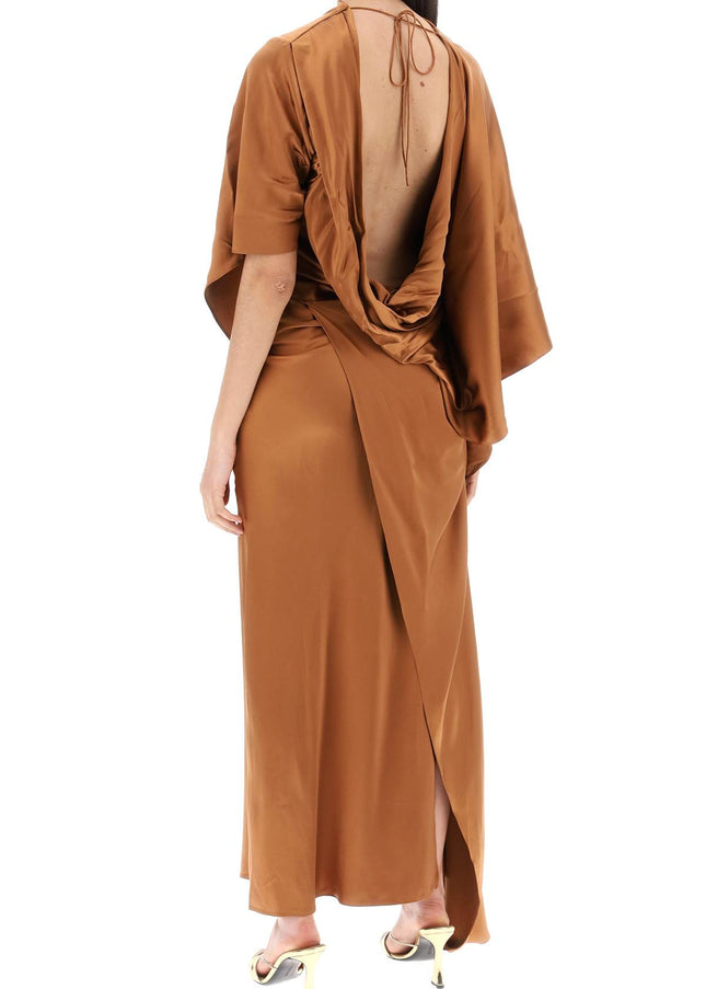 Christopher Esber cusco silk draped midi dress