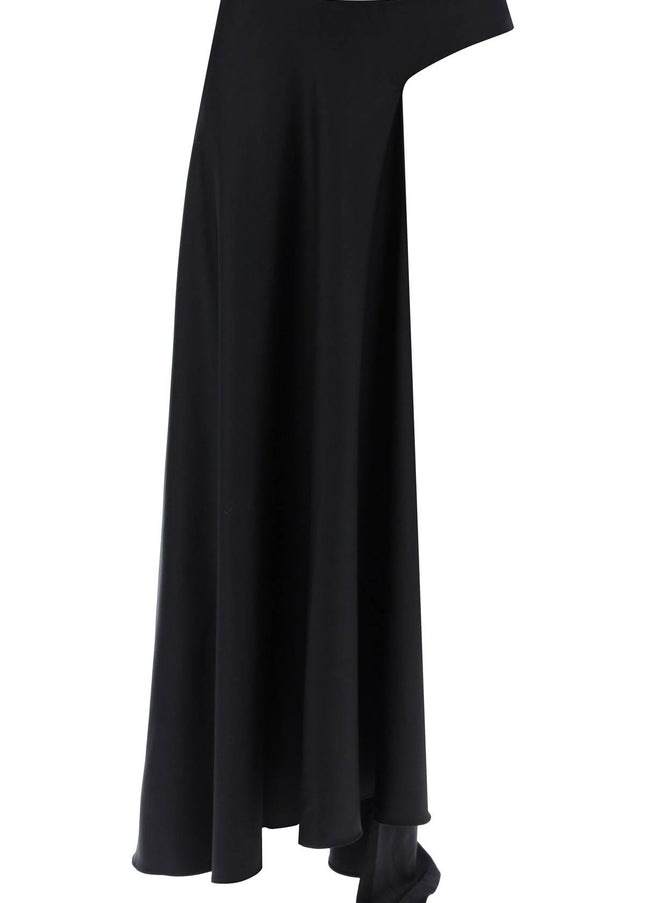 Christopher Esber asymmetric wool talus skirt