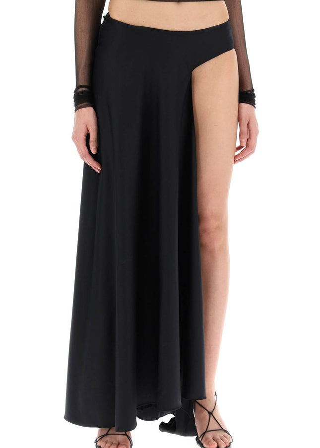 Christopher Esber asymmetric wool talus skirt