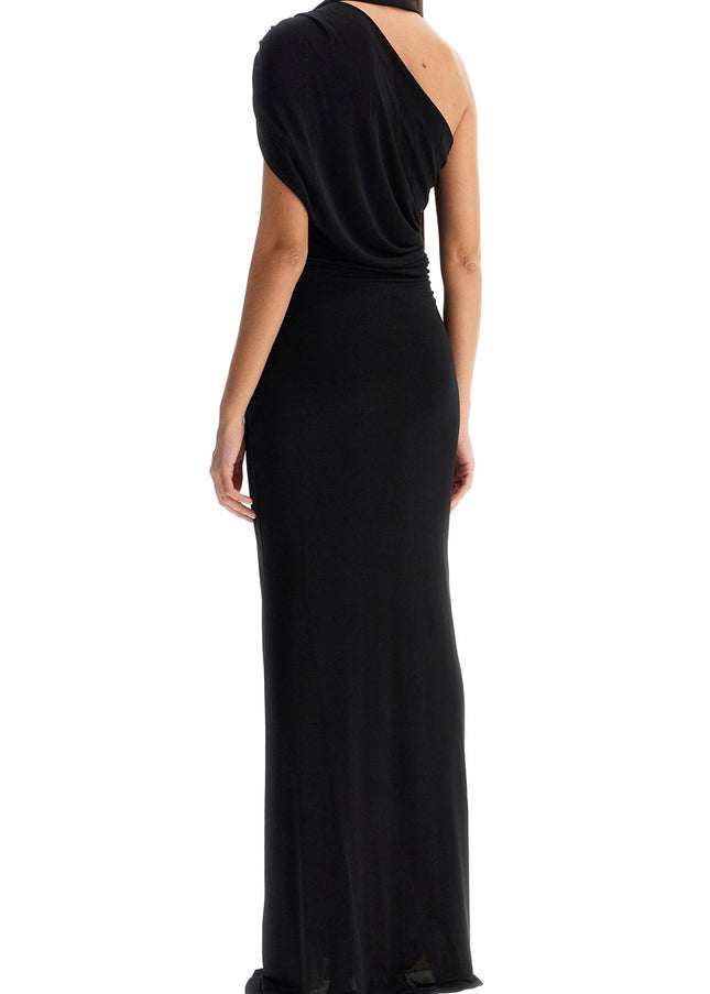 Christopher Esber asymmetric american neckline dress with asym