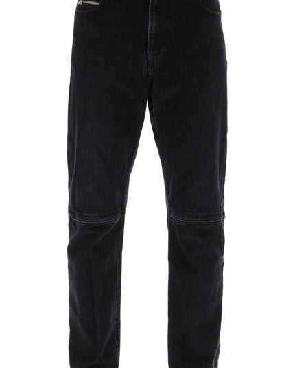 Sacai slim jeans with belt