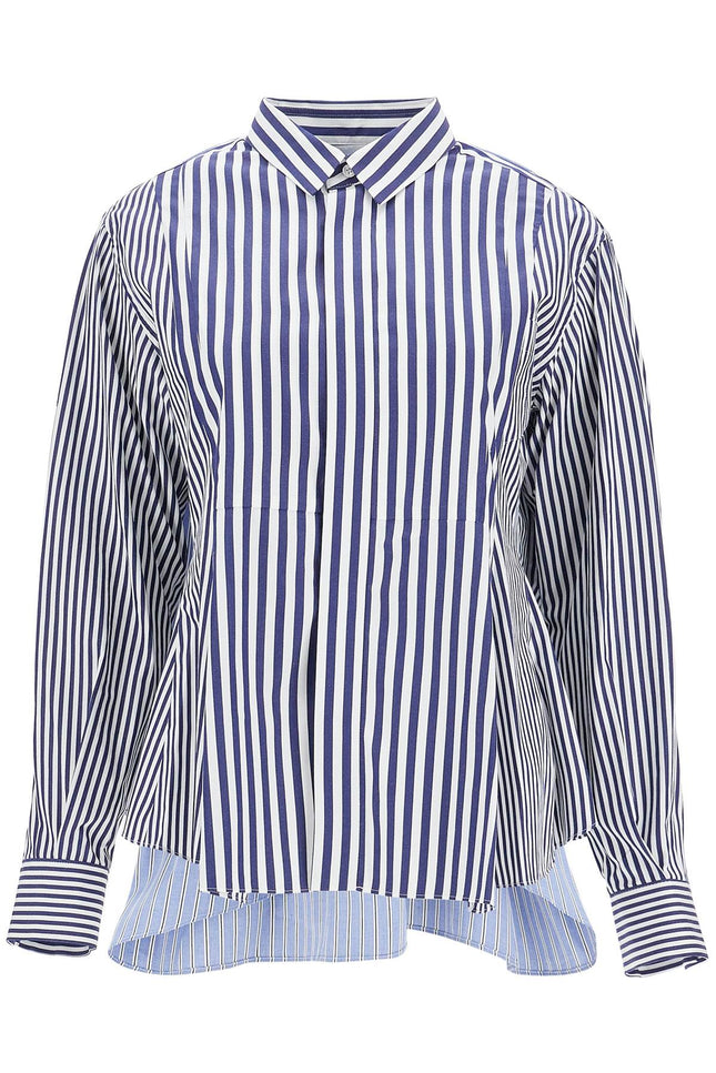 Sacai poplin sticked shirt with