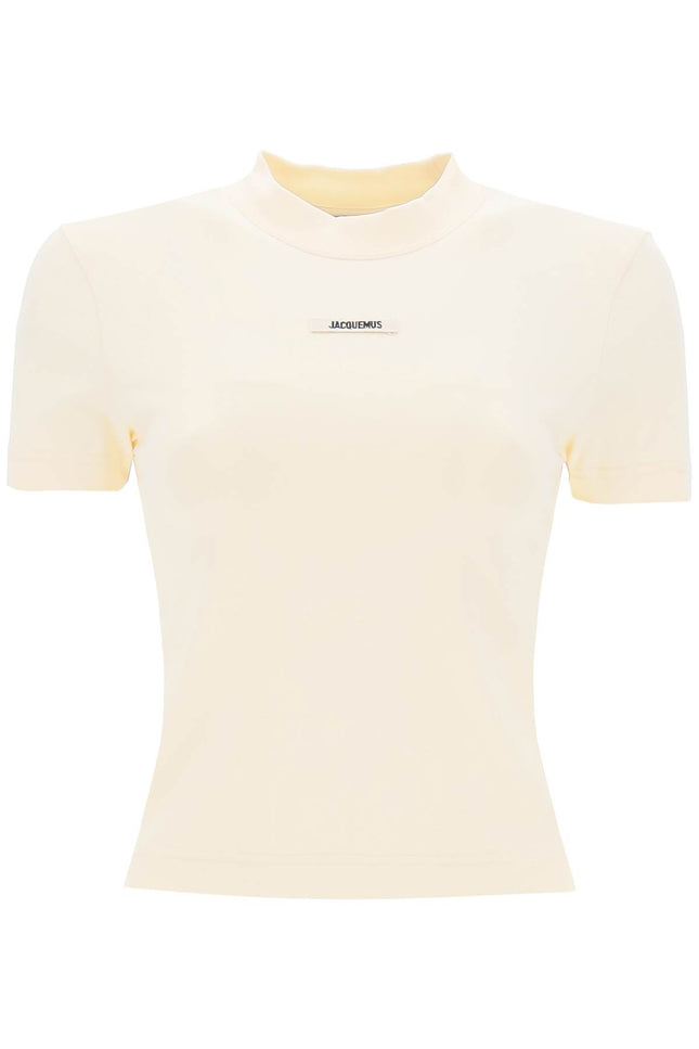 Women Jacquemus 'Le T-Shirt Gros Grain' Crew-Neck T-Shirt-Jacquemus-Urbanheer