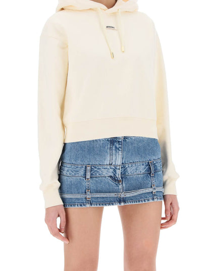 Jacquemus 'Le Hoodie Gros Grain' Cropped Hoodie-Jacquemus-Urbanheer