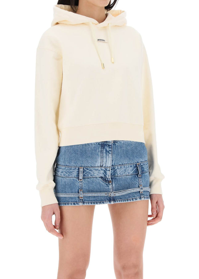 Jacquemus 'Le Hoodie Gros Grain' Cropped Hoodie-Jacquemus-Urbanheer