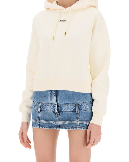 Jacquemus 'Le Hoodie Gros Grain' Cropped Hoodie-Jacquemus-Urbanheer