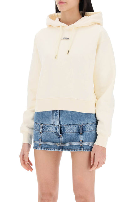 Jacquemus 'Le Hoodie Gros Grain' Cropped Hoodie-Jacquemus-Urbanheer