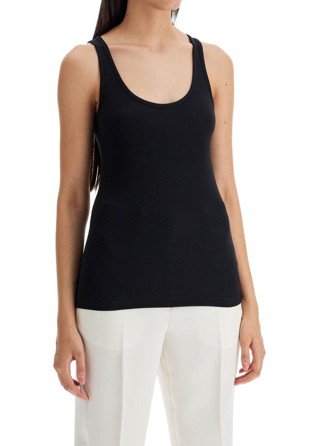 Toteme ribbed tank top with spaghetti