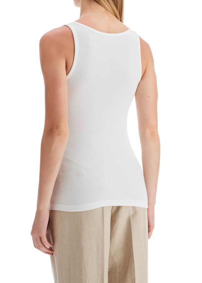 Toteme ribbed tank top with spaghetti