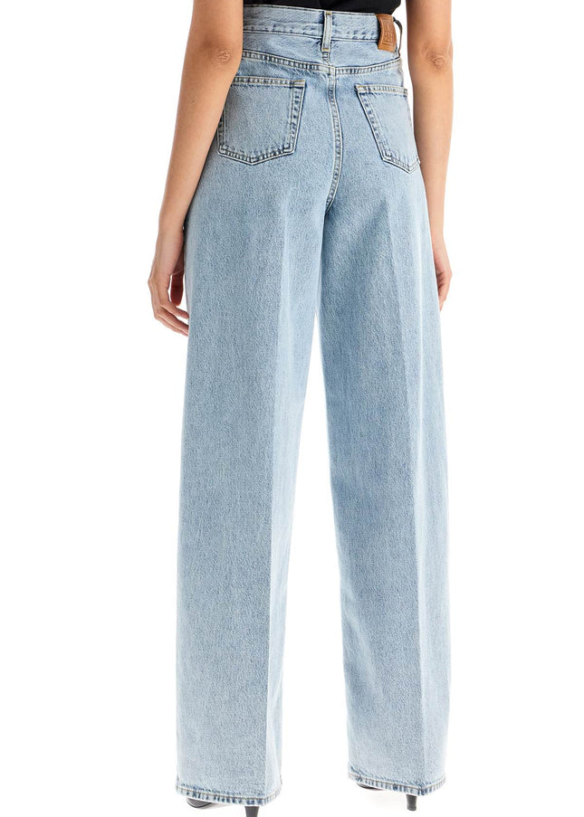 Toteme wide leg jeans in organic cotton