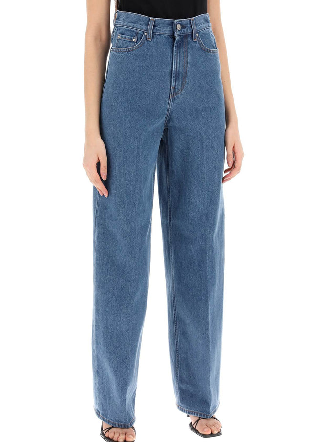 Toteme wide leg jeans in organic cotton