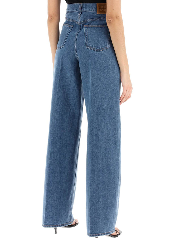 Toteme wide leg jeans in organic cotton