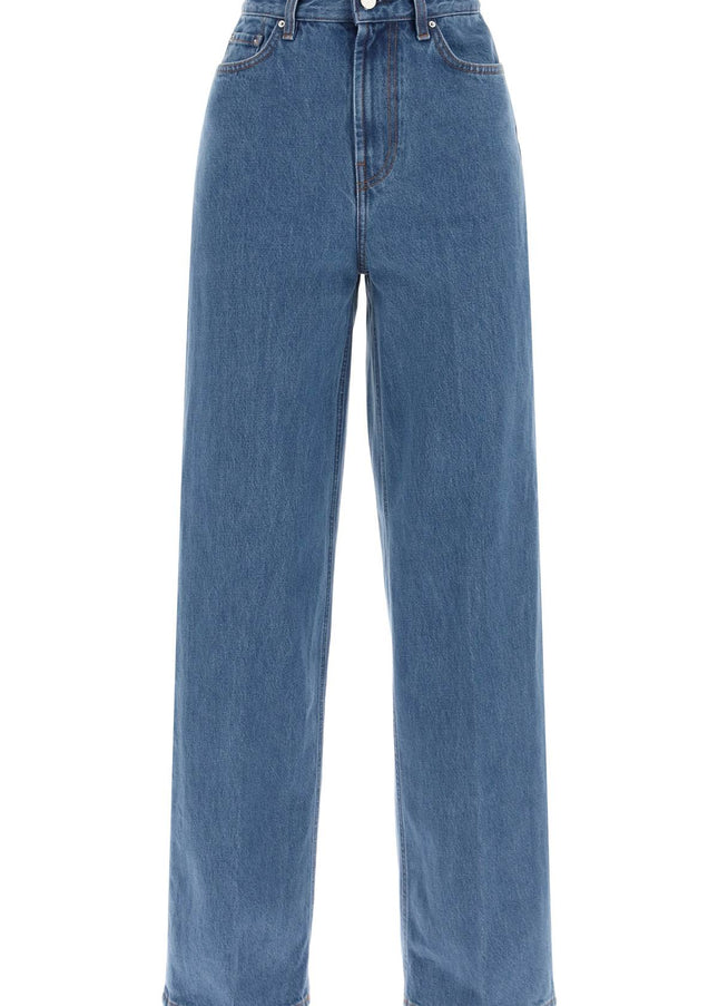 Toteme wide leg jeans in organic cotton