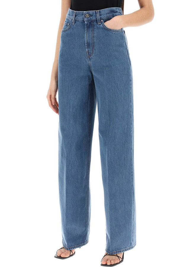 Toteme wide leg jeans in organic cotton