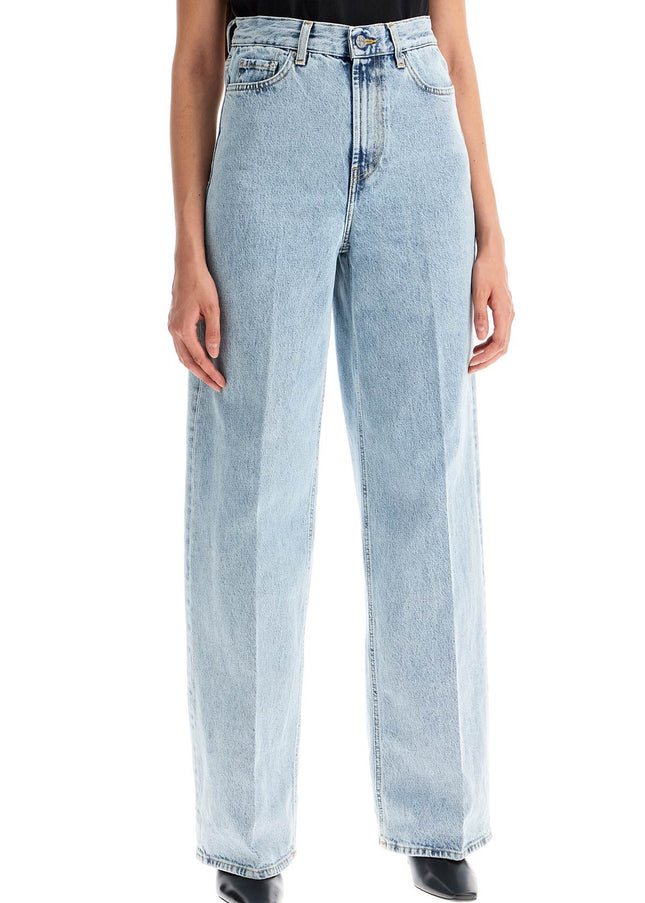 Toteme wide leg jeans in organic cotton