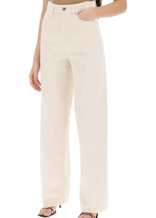 Toteme organic cotton wide leg jeans.