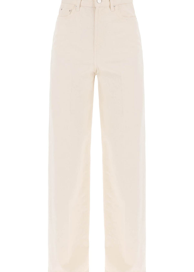 Toteme organic cotton wide leg jeans.