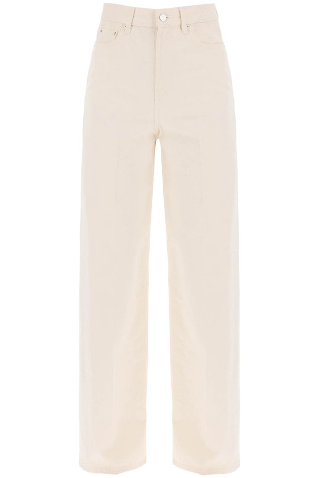 Toteme organic cotton wide leg jeans.