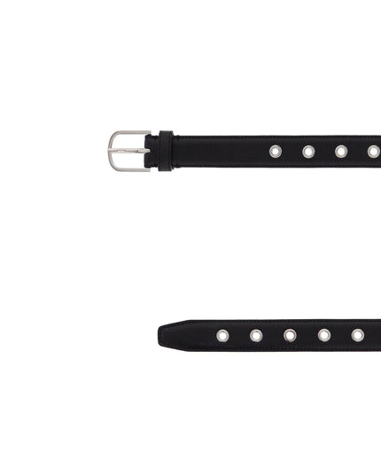 Toteme belt with eyelets