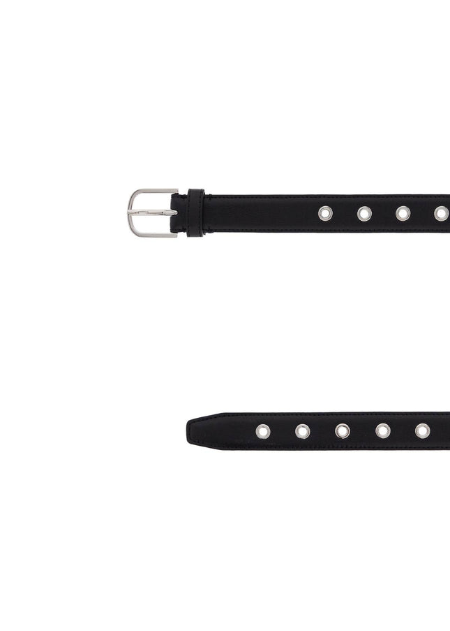 Toteme belt with eyelets