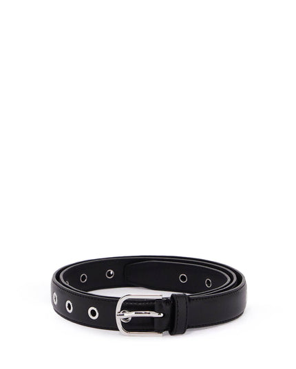 Toteme belt with eyelets