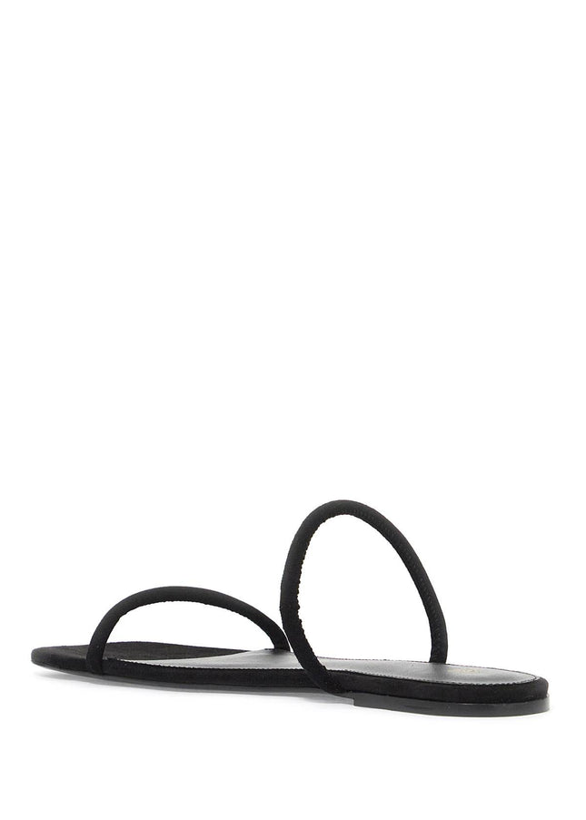 Toteme minimalist suede leather slides