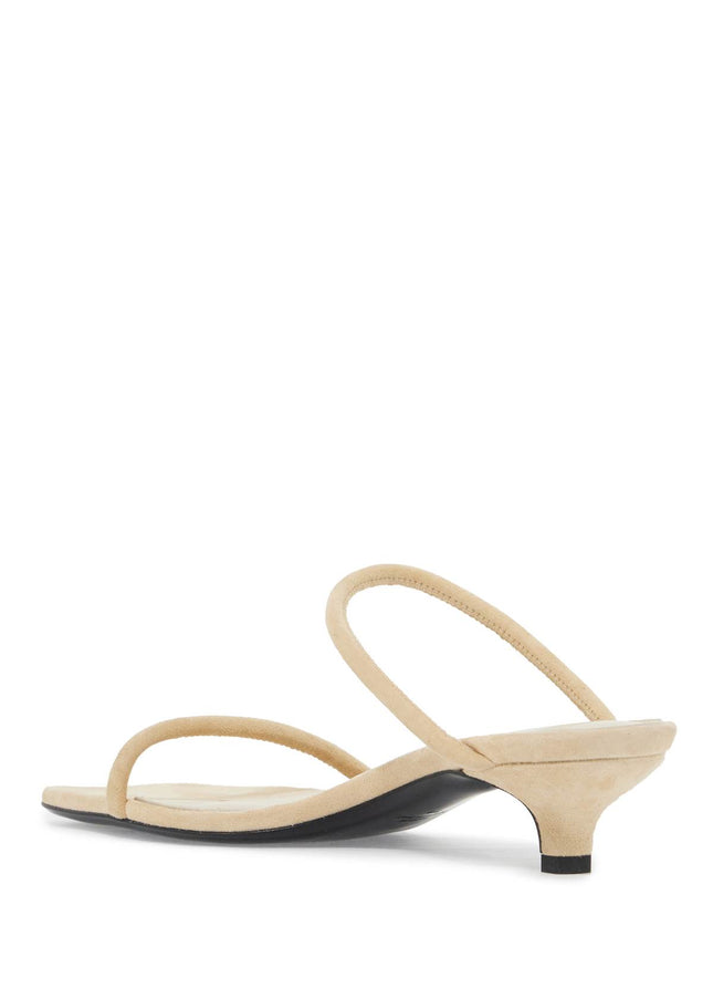 Toteme minimalist suede leather sandals