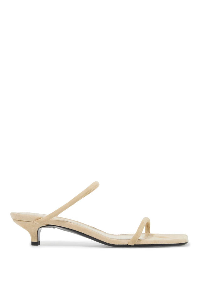 Toteme minimalist suede leather sandals