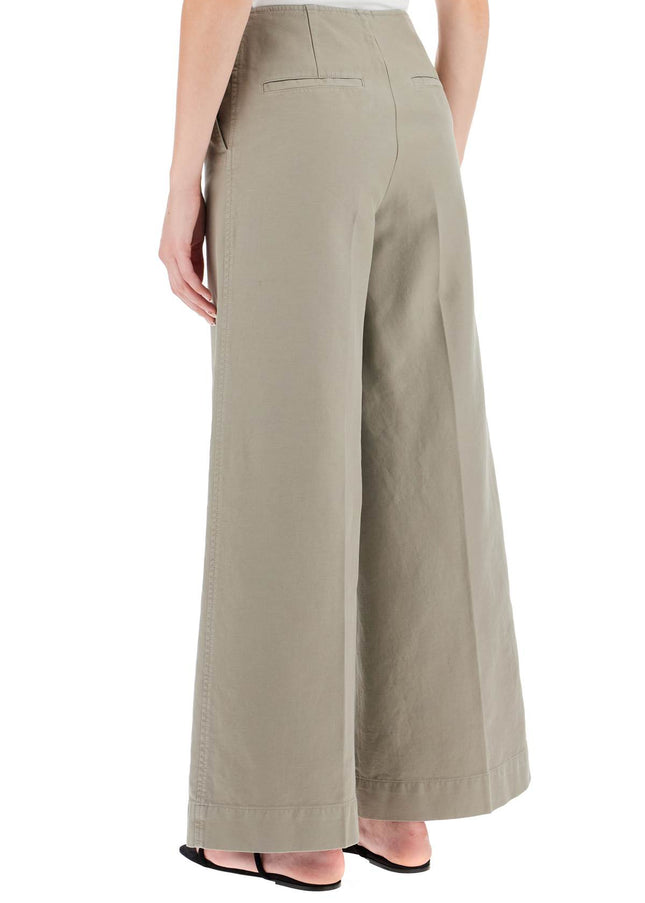 Toteme zip-front wide trousers