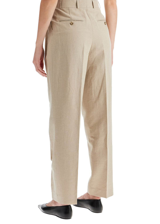 Toteme tailored linen blend trousers for men