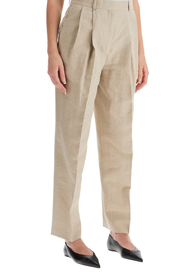 Toteme tailored linen blend trousers for men