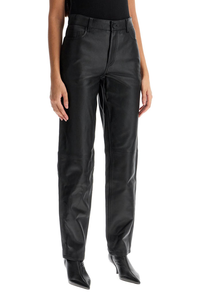 Toteme five-pocket leather pants