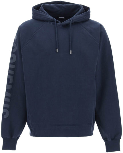 Jacquemus 'Le Hoodie Typo' Hoodie-Jacquemus-S-Blue-Urbanheer