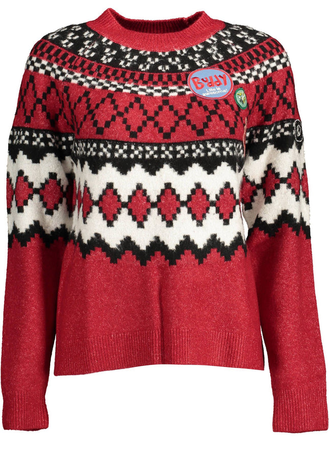 Desigual Red Polyester Women Sweater