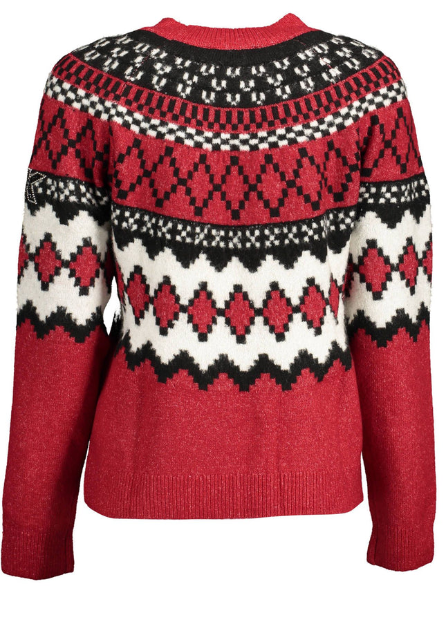 Desigual Red Polyester Women Sweater