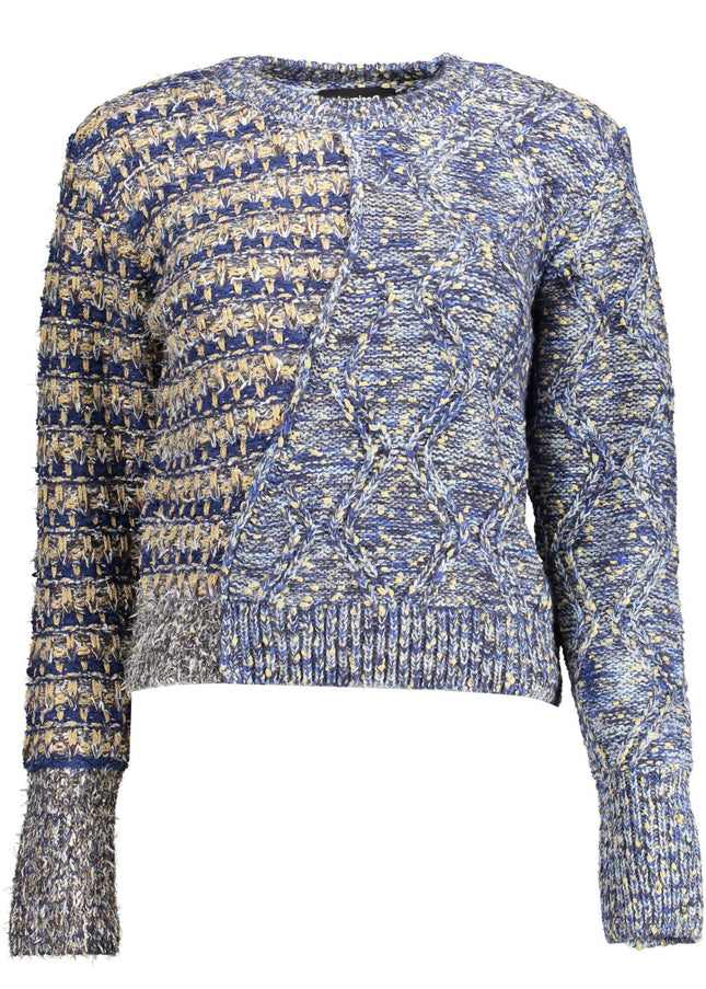 Desigual Blue Polyamide Women Sweater