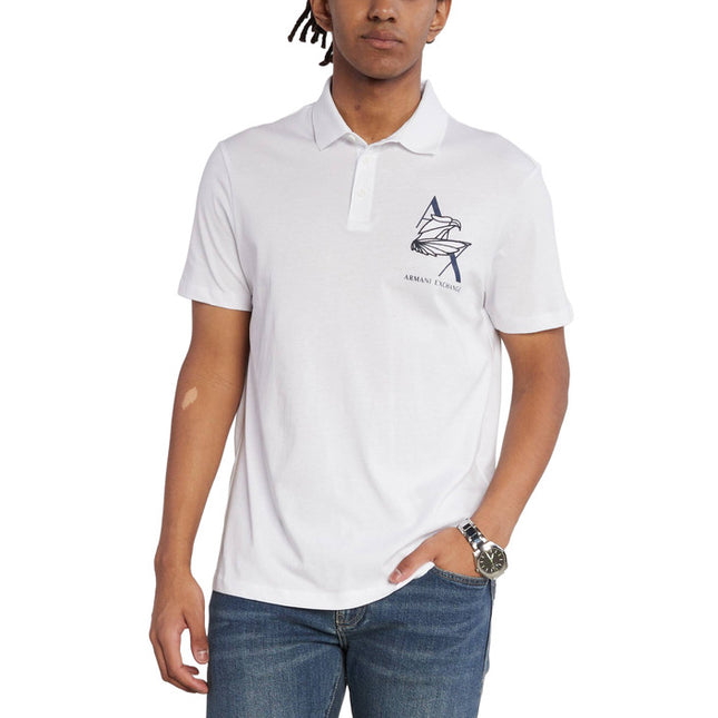 Armani Exchange Men Polo-Clothing Polo-Armani Exchange-white-S-Urbanheer