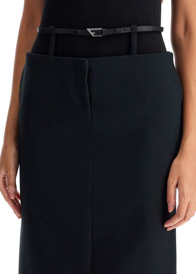 The Attico midi skirt with thin belt